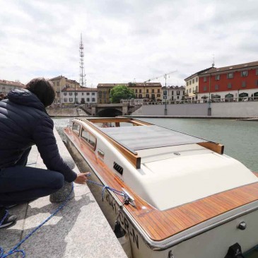 Navigli: Arriva il taxi-boat come a Venezia.