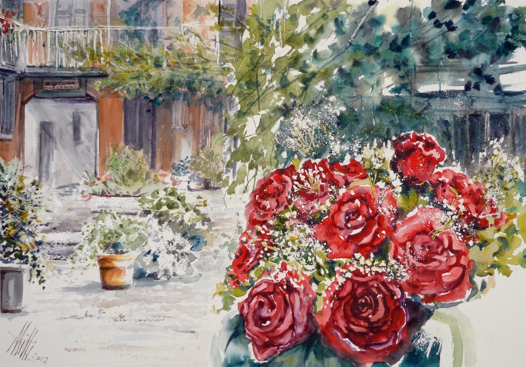 13 NEL CORTILE DEL 4 - ROSE ROSSE