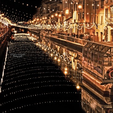 Luminaria Natalizia sul Naviglio Grande 2021