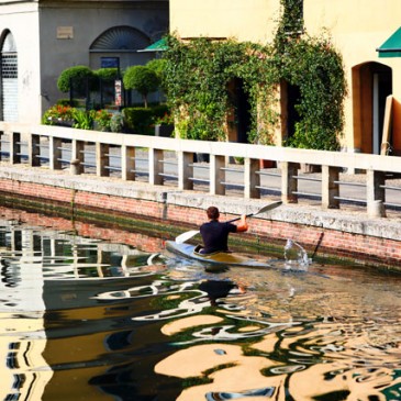 Vedere il Naviglio con l’acqua… è tutta un’altra cosa anche nel periodo di “asciutta”