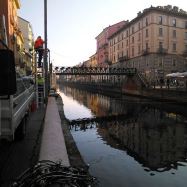 Allestimento luminaria natalizia 2017