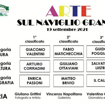 Tutti i premiati di Arte sul Naviglio Grande 2021