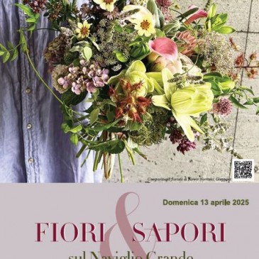 Fiori e sapori sul Naviglio Grande – Domenica 13 aprile 2025